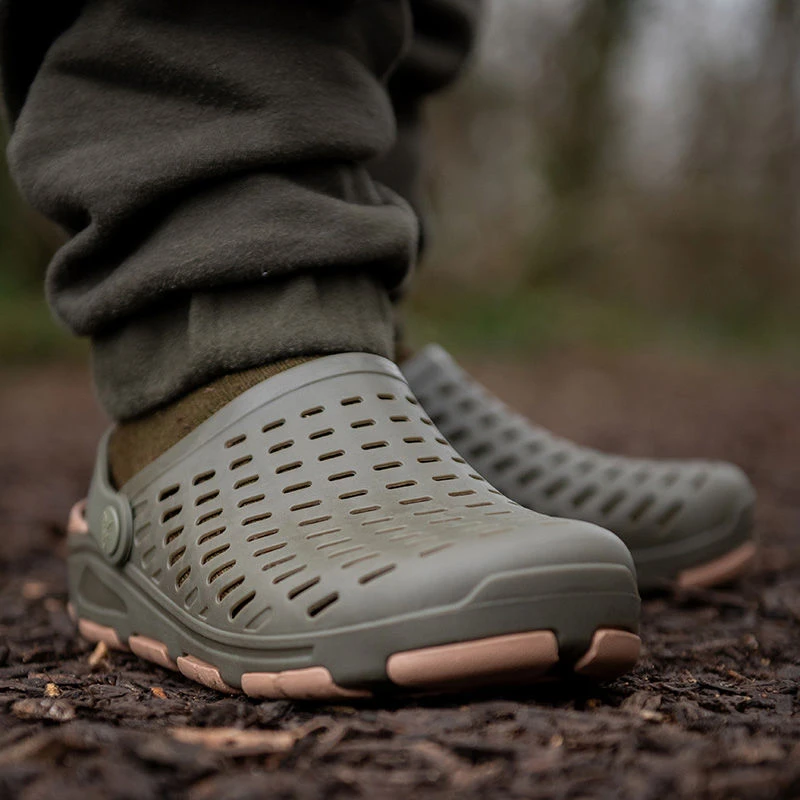 Fox Khaki Clogs